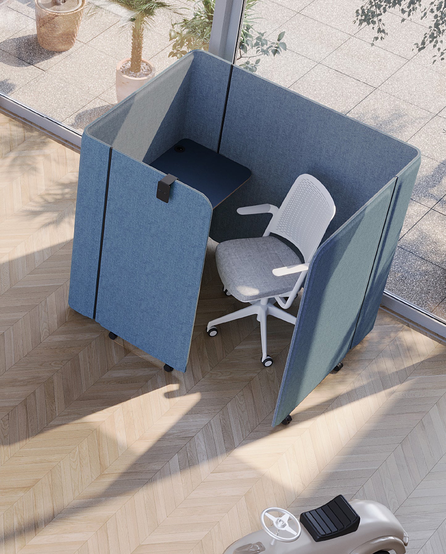 Brainy Mobile Workstation-Workstations-Bowermans