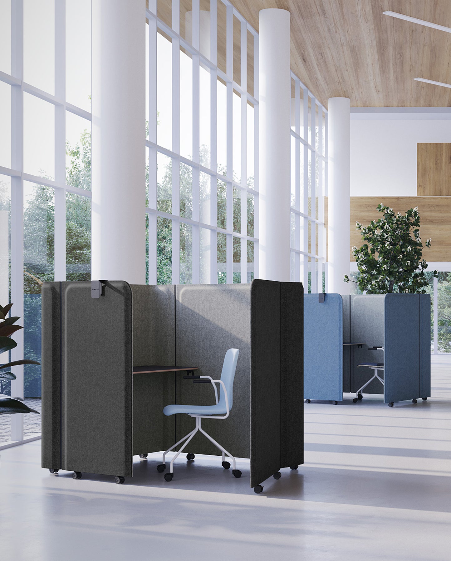 Brainy Mobile Workstation-Workstations-Bowermans