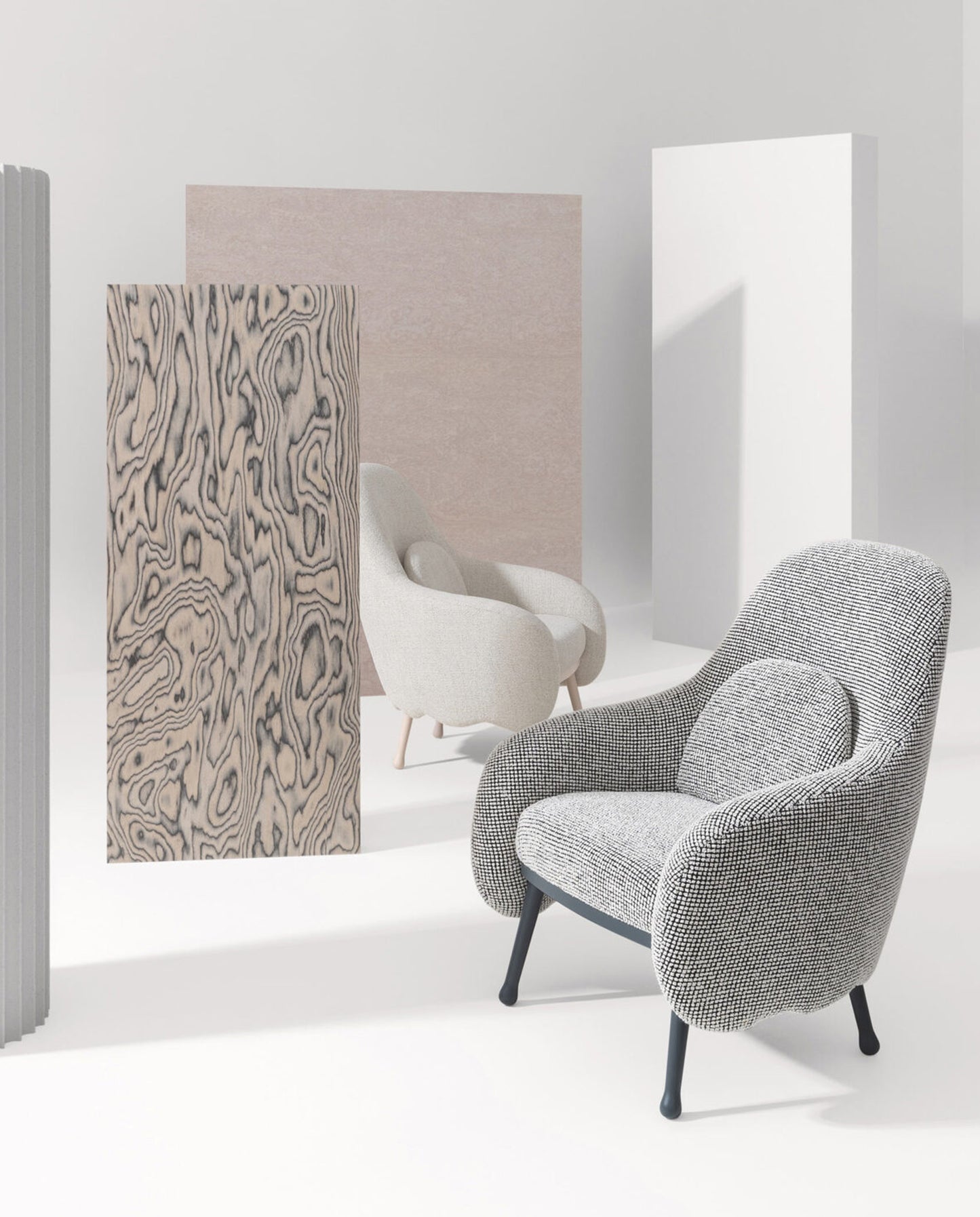 Corolla Lounge Chair-Armchairs-Bowermans