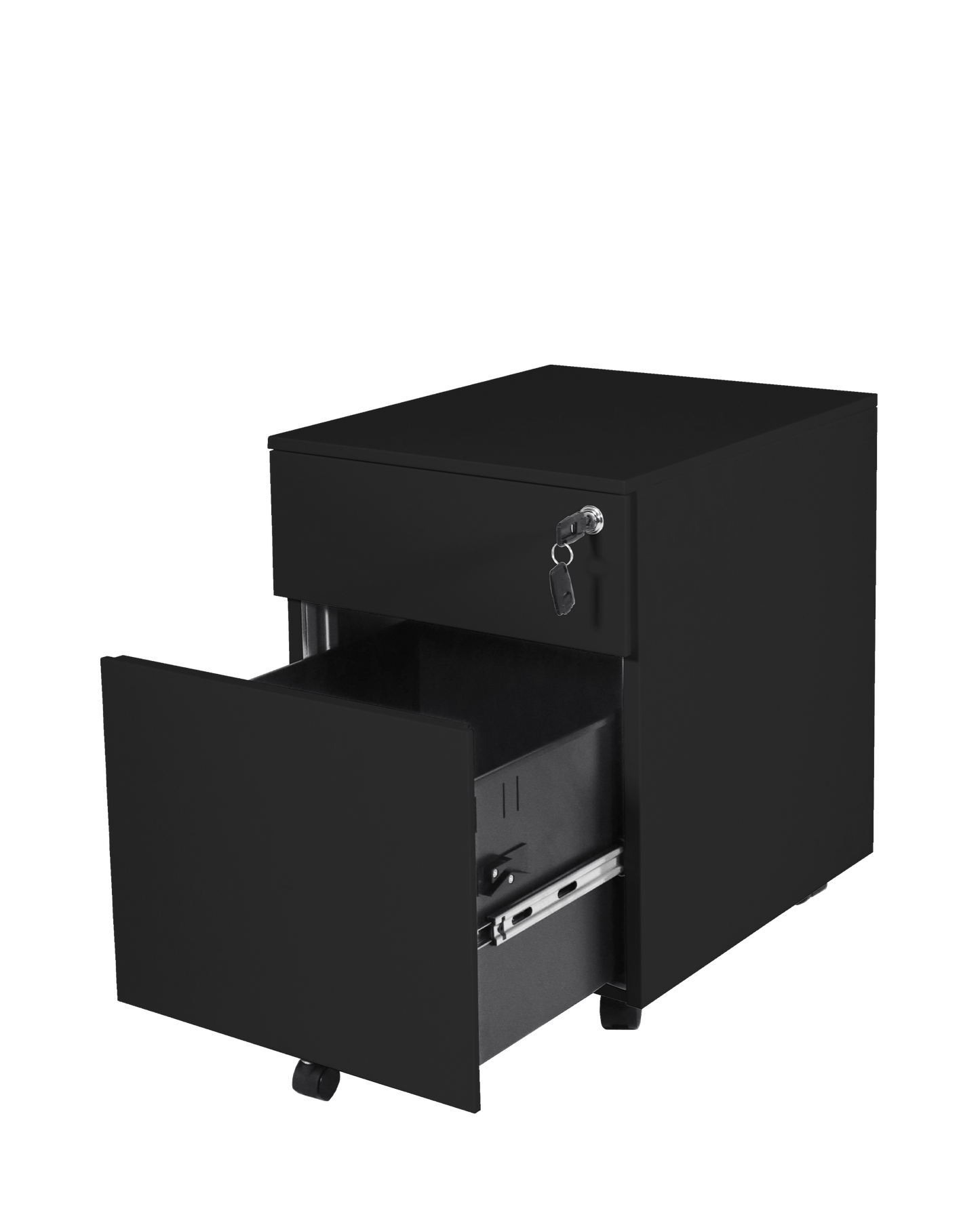 GO Steel 2-Drawer Mobile Pedestal-Storage Units-Bowermans