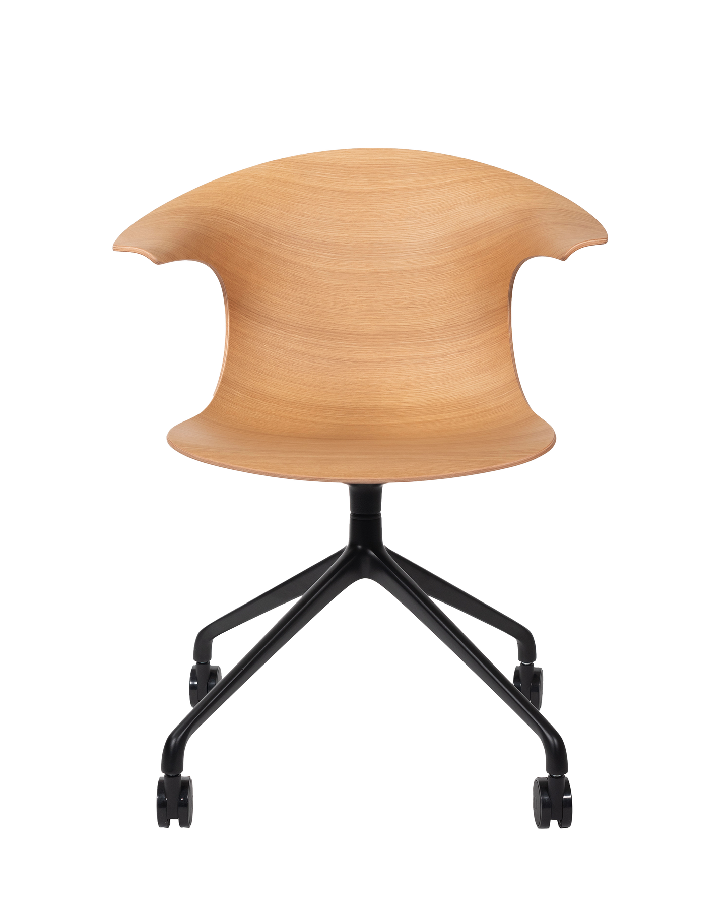 Loop 3D Wood Swivel Chair-Chairs-Bowermans