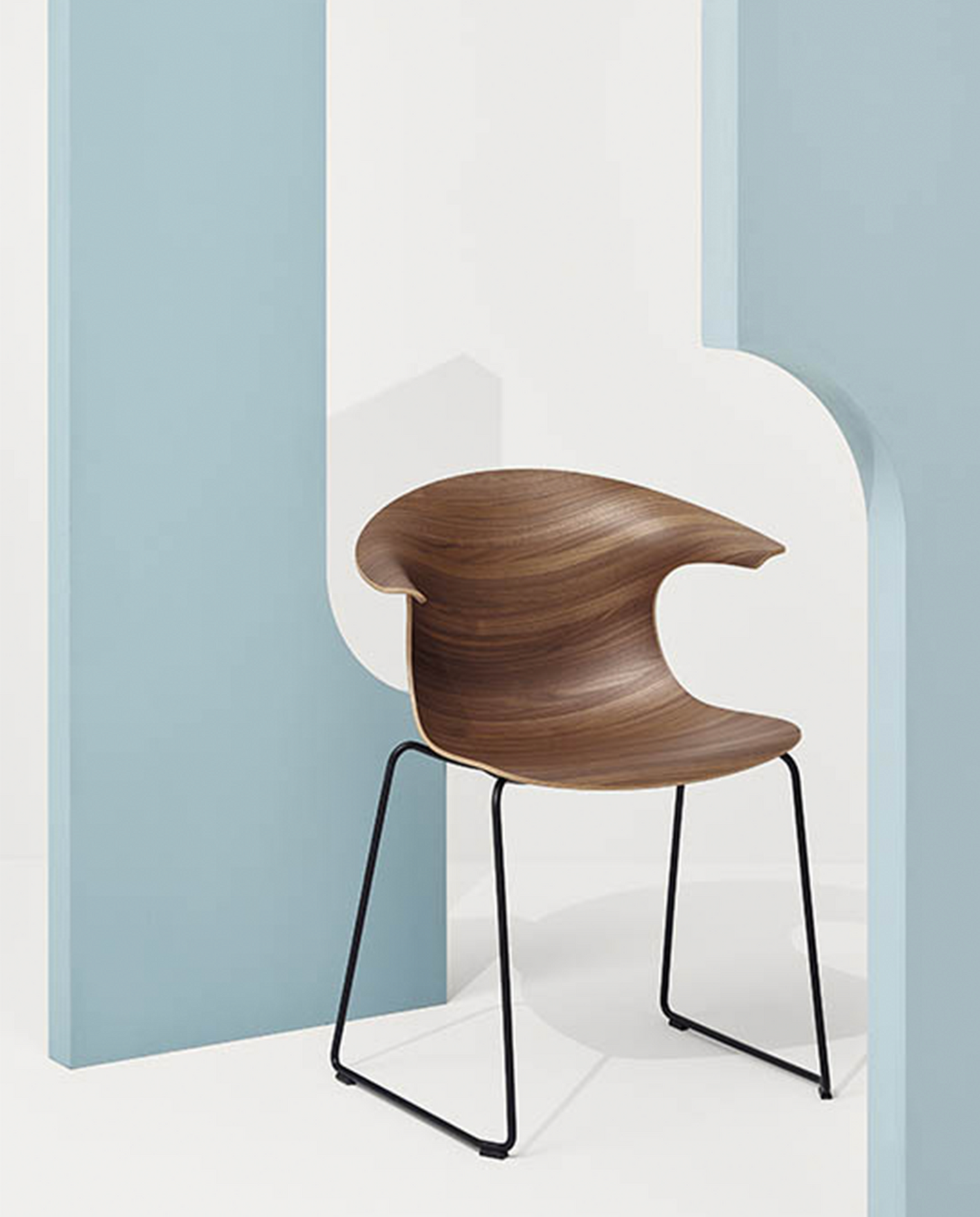 Loop 3D Wood Swivel Chair-Chairs-Bowermans