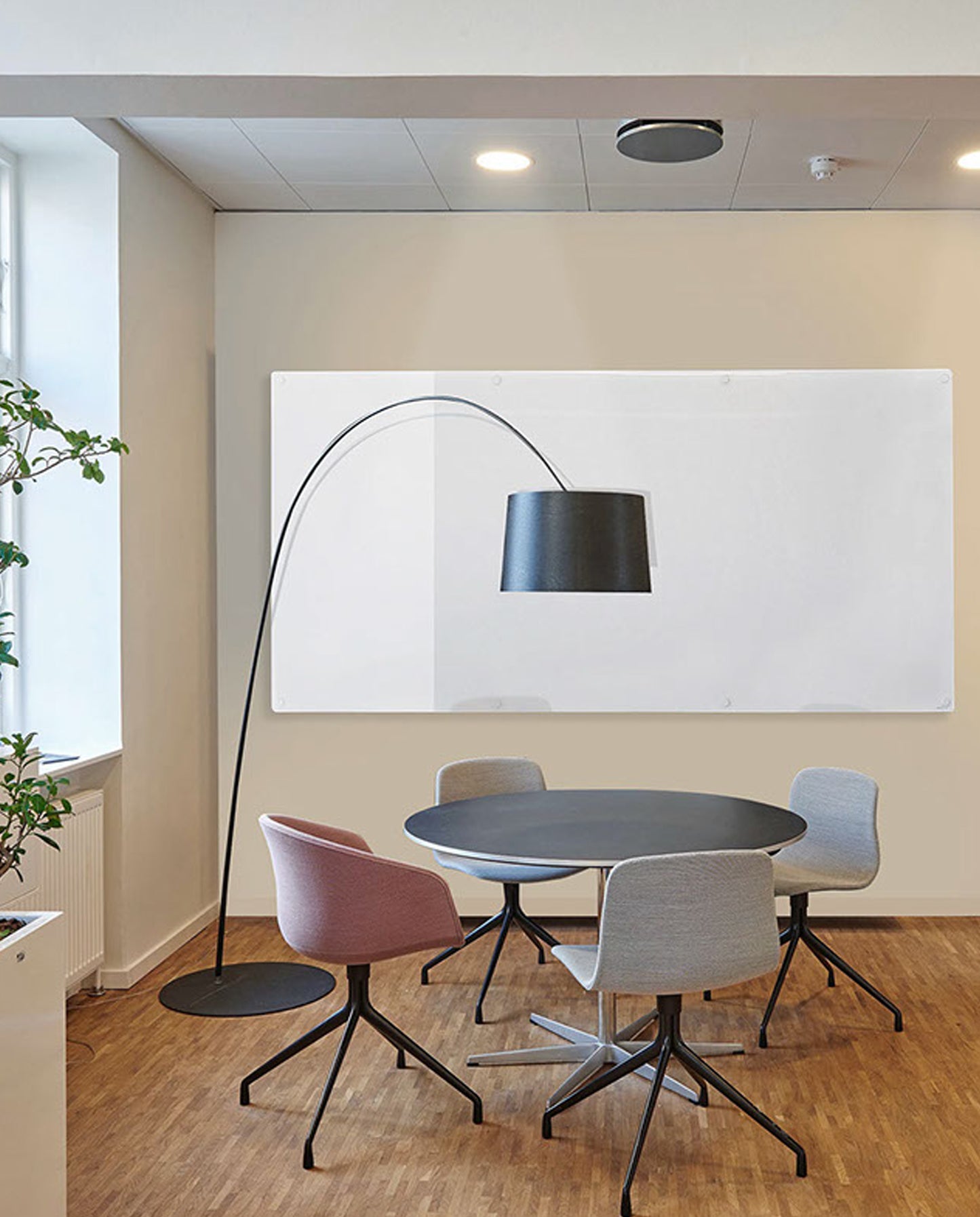 Lumiere Magnetic Glassboard-Glassboards/Whiteboards-Bowermans