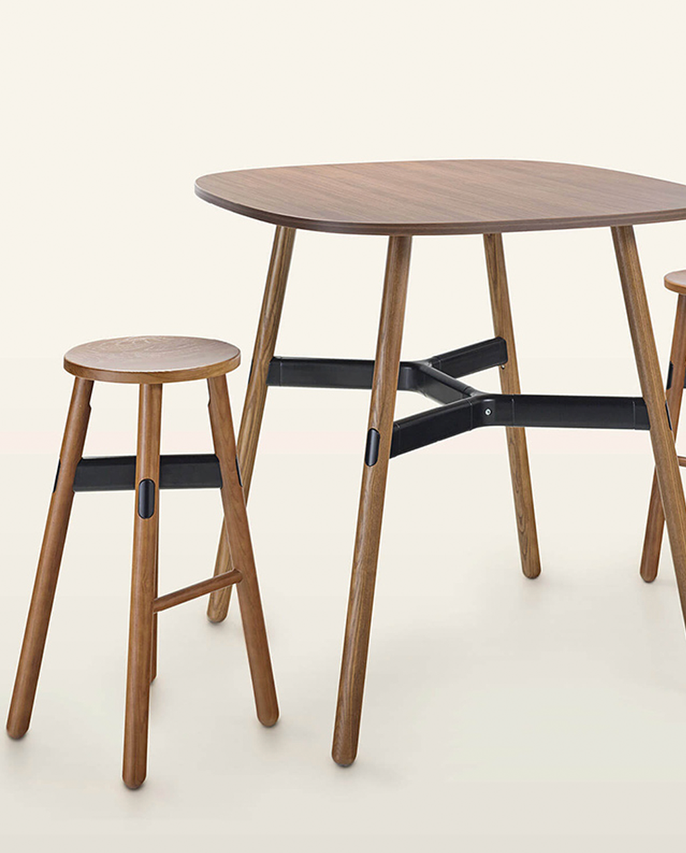 Okidoki Square Table-Tables-Bowermans