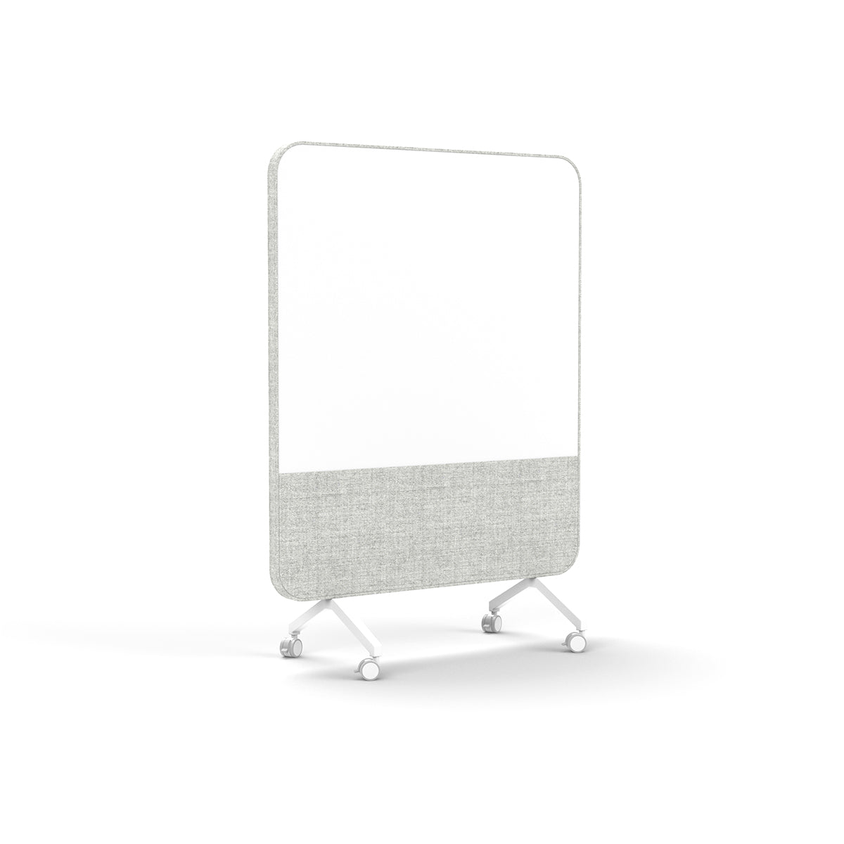 Unite Dual Purpose Mobile Whiteboard Small-Glassboards/Whiteboards-Bowermans