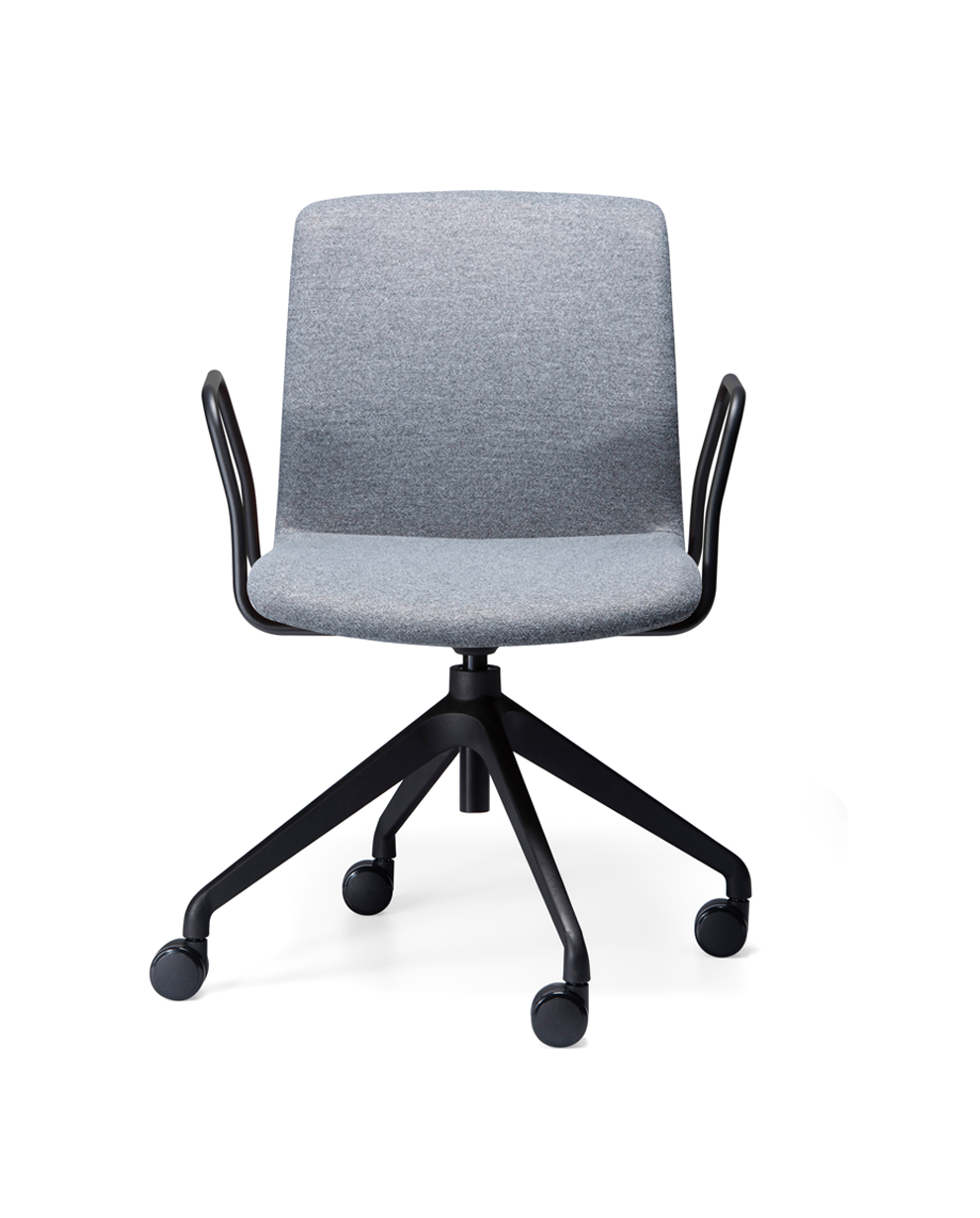 Elmo Swivel Upholstered Chair Bowermans