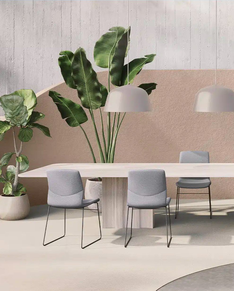 Elmo Sled Upholstered Chair Bowermans