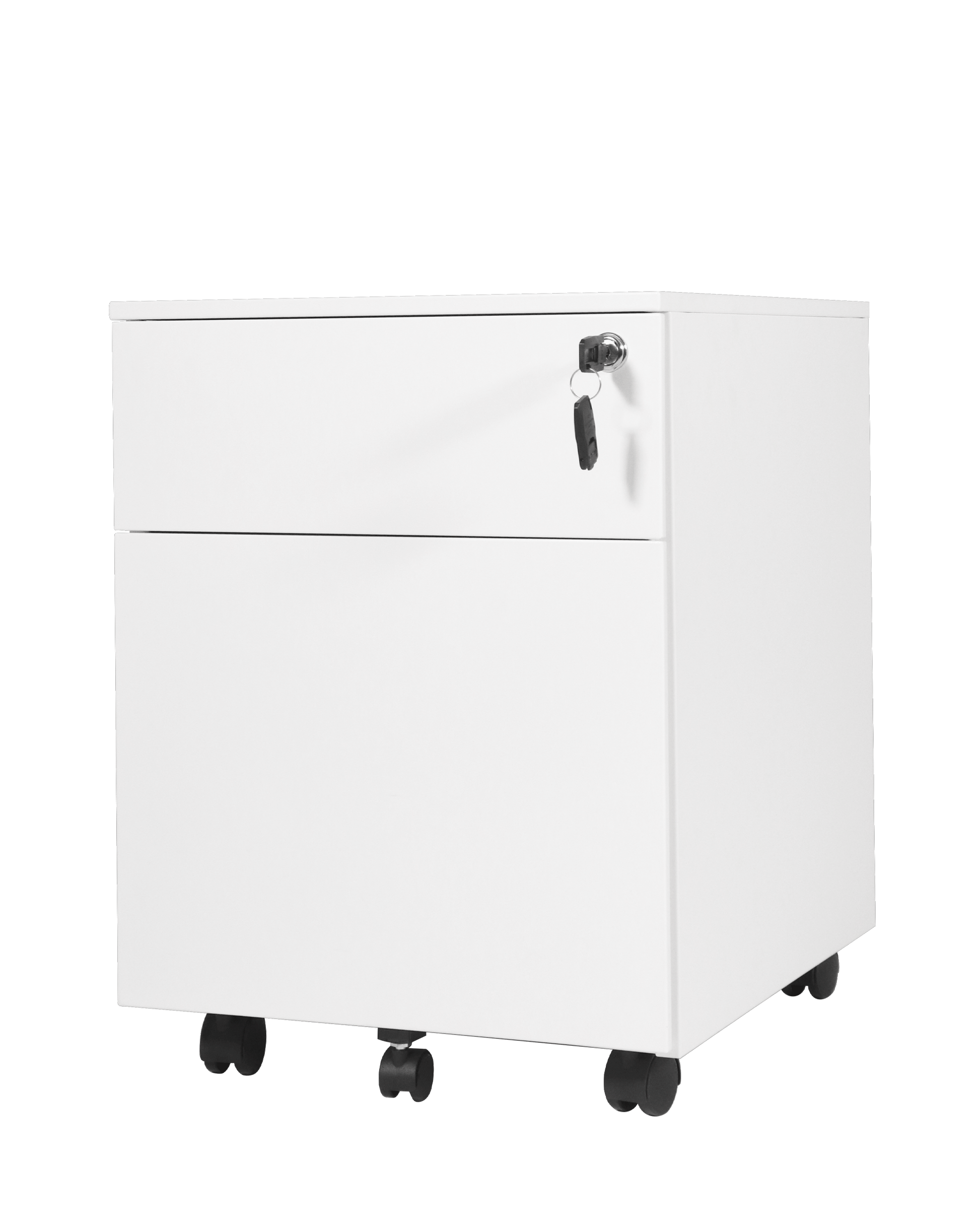 GO Steel 2-Drawer Mobile Pedestal-Storage Units-Bowermans