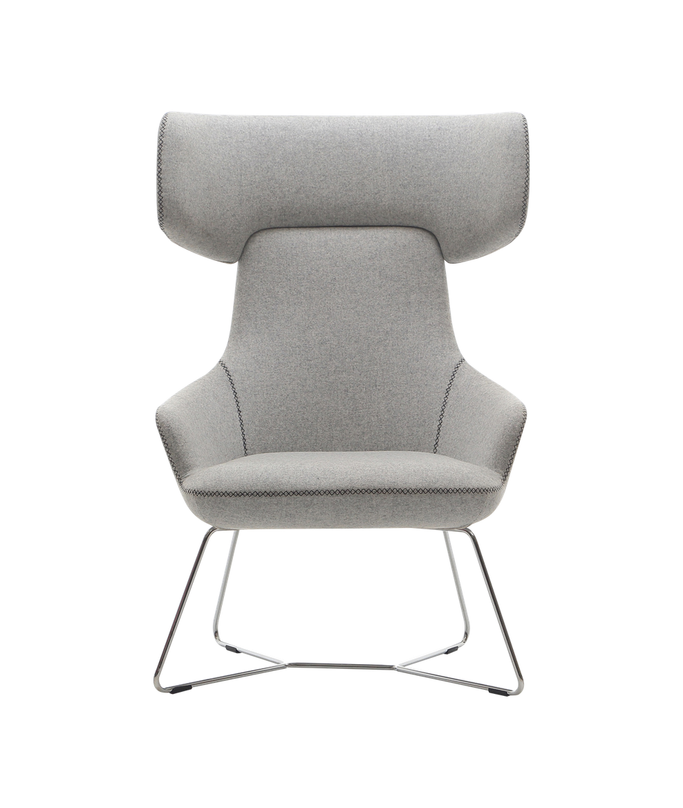 Hendrix High Back Armchair-Armchairs-Bowermans