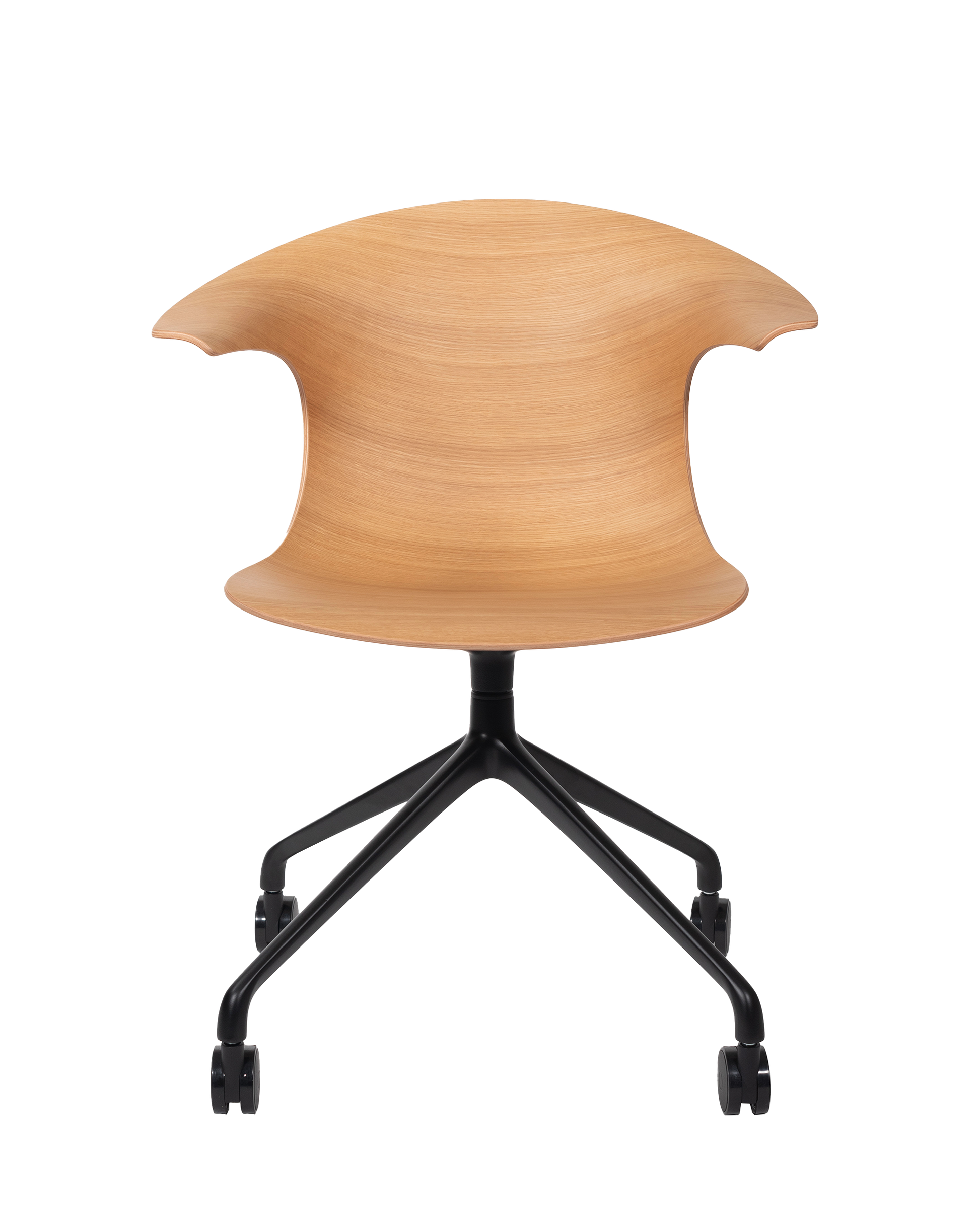 Loop 3D Wood Swivel Chair-Chairs-Bowermans