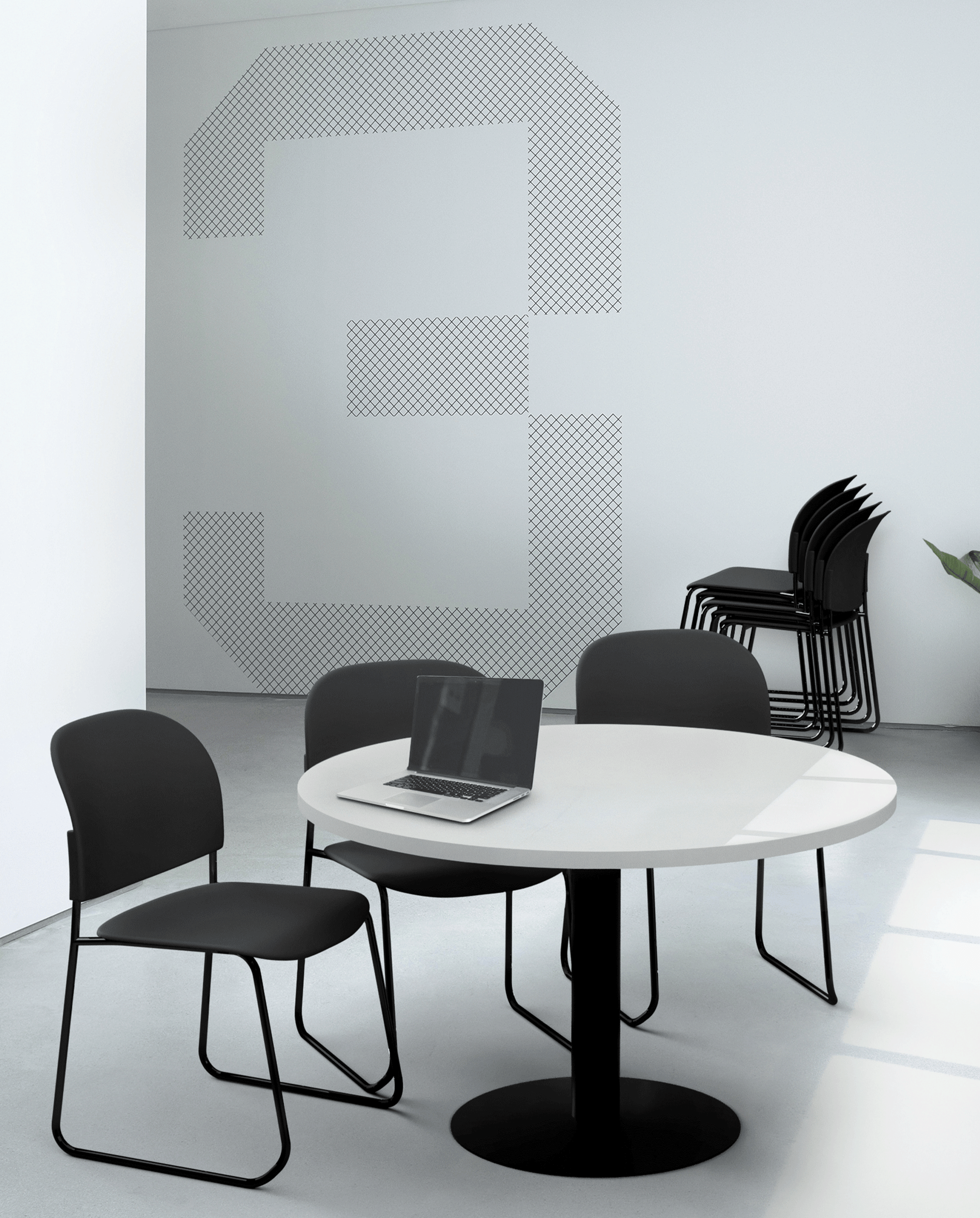 Lumia Stackable Chair-Chairs-Bowermans