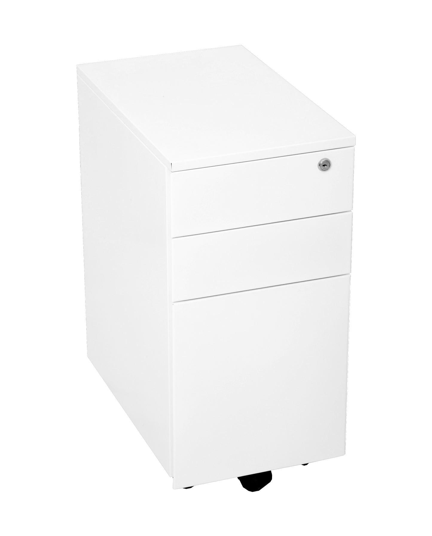 Titan Slimline 3-Drawer Mobile Pedestal-Storage Units-Bowermans