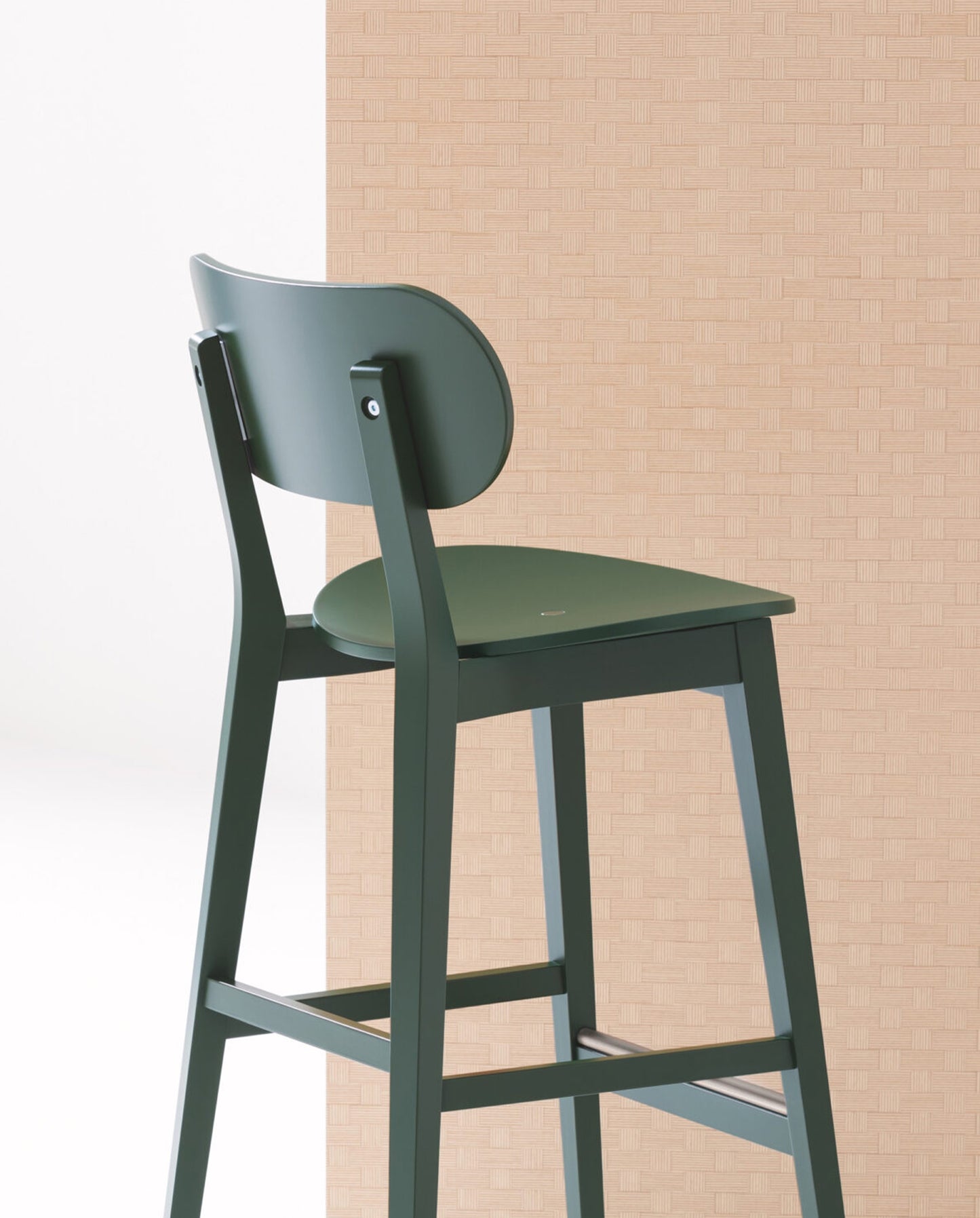 Gradisca Stool with Backrest