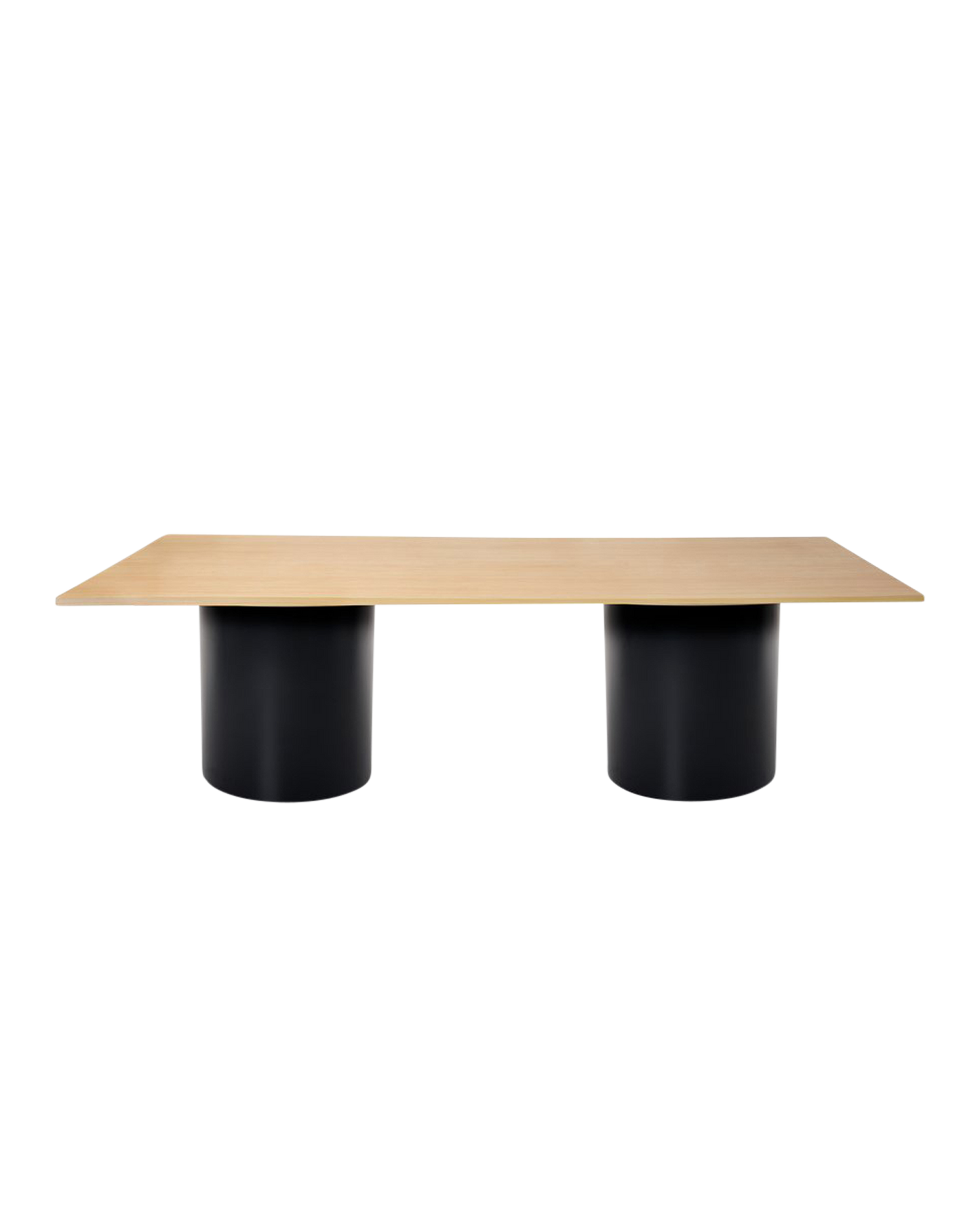 Rectangular Metal Pedestal Table