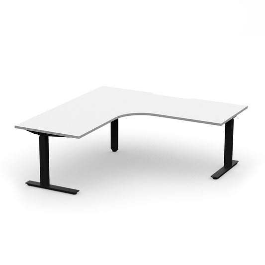 Novare Cuatro L-Shaped Height Adjustable Desk