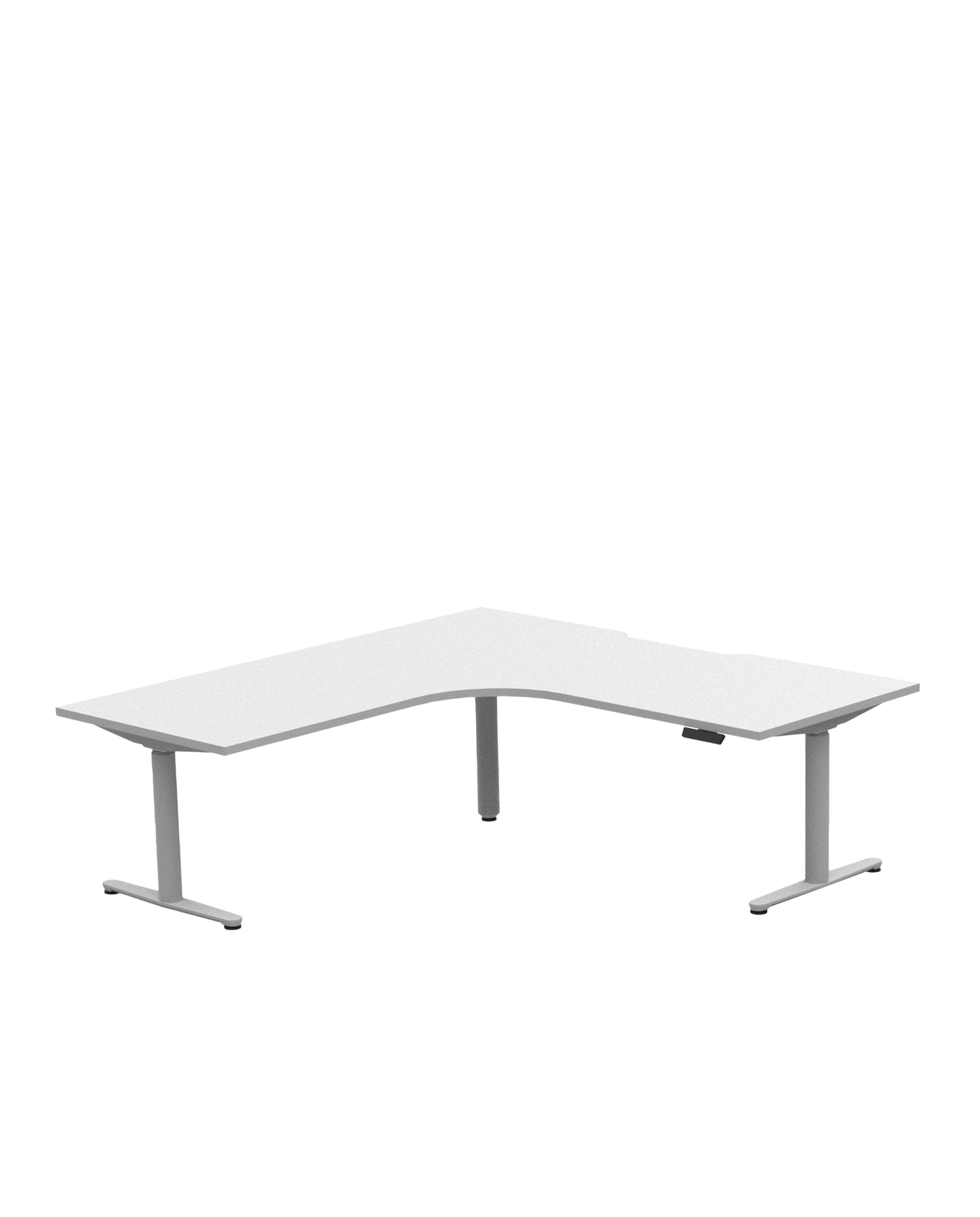 Novare Cuatro L-Shaped Height Adjustable Desk