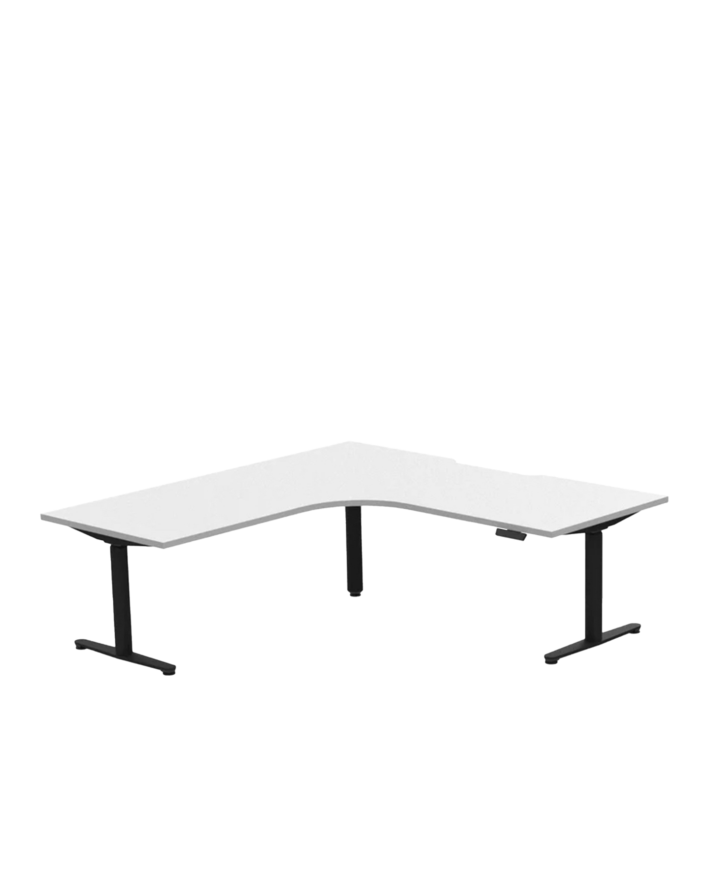 Novare Cuatro L-Shaped Height Adjustable Desk